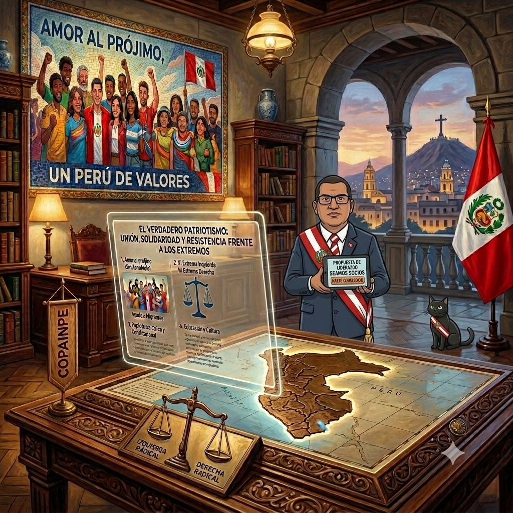 El Verdadero Patriotismo: Un Lazo de Unión, Solidaridad y Resistencia Frente a los Extremos. Por: Francisco Gabriel Lopez Fuentes. Presidente del Comité Patriótico de la Independencia del Perú.